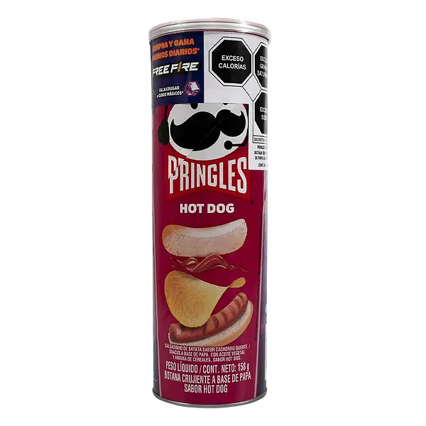 SNACK PAPA HOT DOG PRINGLES*158GR