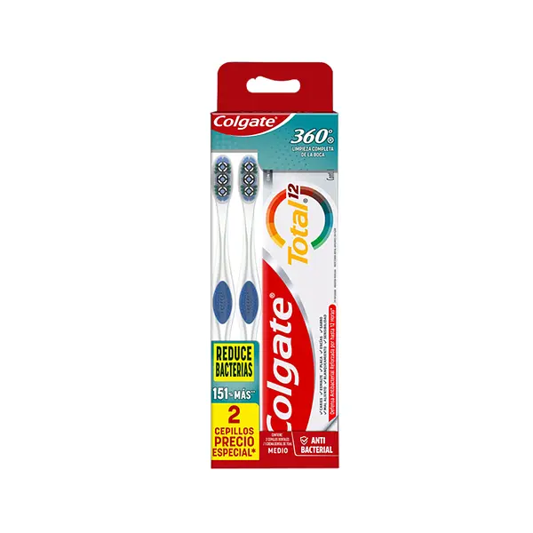 CEPILLO DENTAL DUO 360+CREMA COLGATE*75 UND