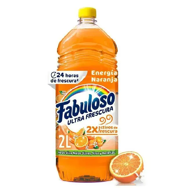 LIMPIAPISOS ENERGIA NARANJA FABULOSO*2L