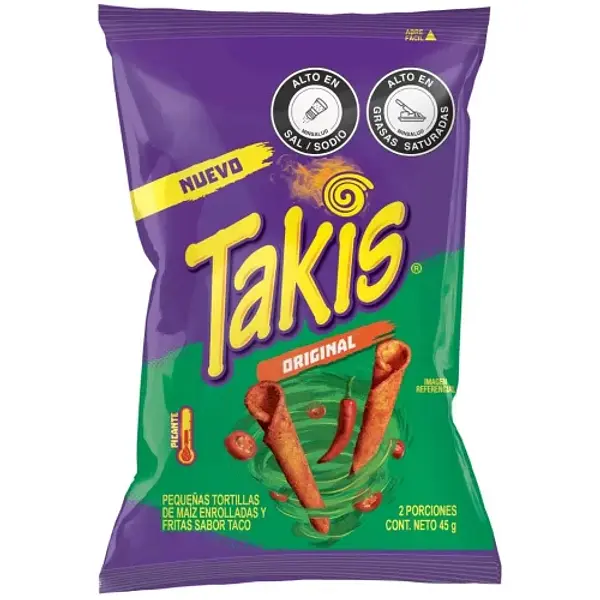 SNACK TAKIS BIMBO ORIGINAL * 45G