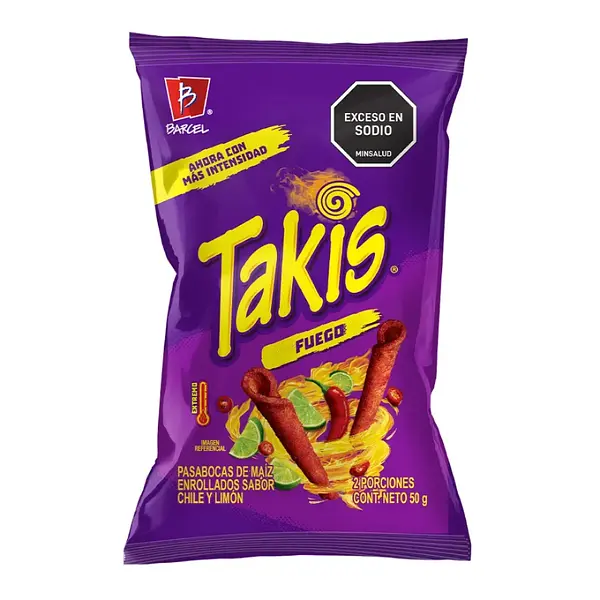 SNACK TAKIS BIMBO FUEGO * 50G