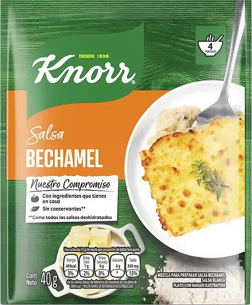 SALSA BECHAMEL KNORR *40 GR