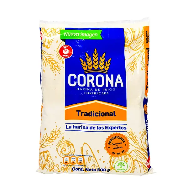 HARINA TRIGO TRDICIONAL CORONA*500G