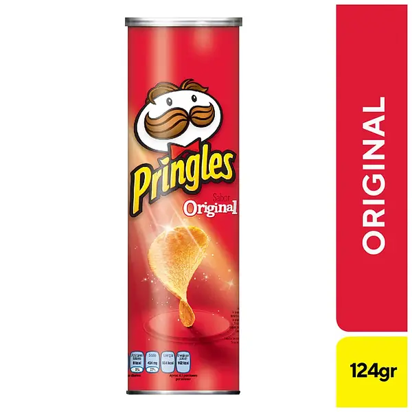 SNACK PAPA PRINGLES ORIGINAL*124GR