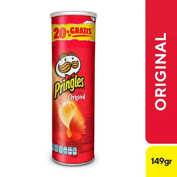 SNACK PAPA PRINGLES ORIGINAL *149