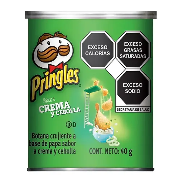 SNACK PAPA PRINGLES CREMA CEBOLLA *40GR