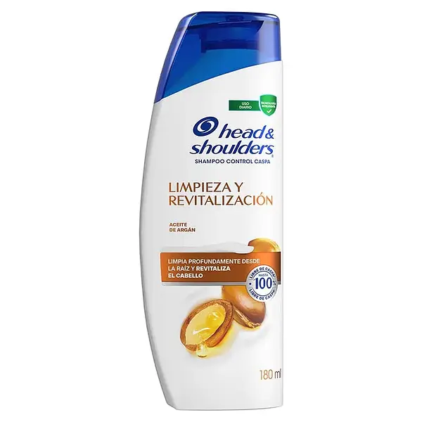 SHAMPOO LIMPIEZA Y REVITA H&S * 180ML