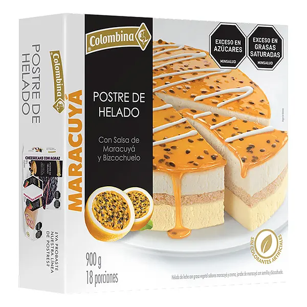 HELADO POSTRE MARACUYA COLOMBINA*900G