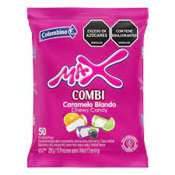 CARAMELO MAX COMBI COLOMBINA *50 UN
