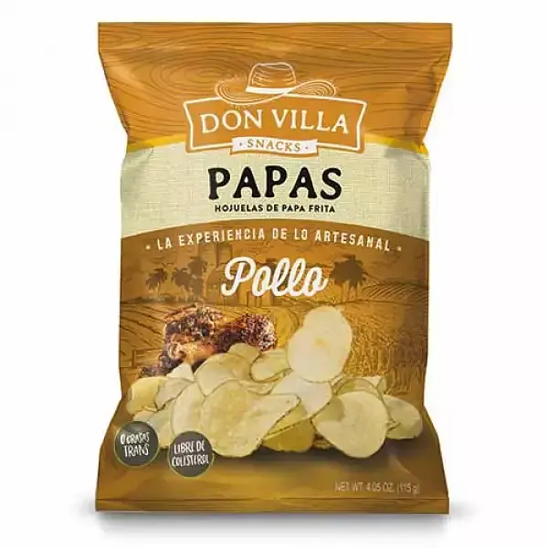 SNACK PAPA POLLO DON VILLA * 115G