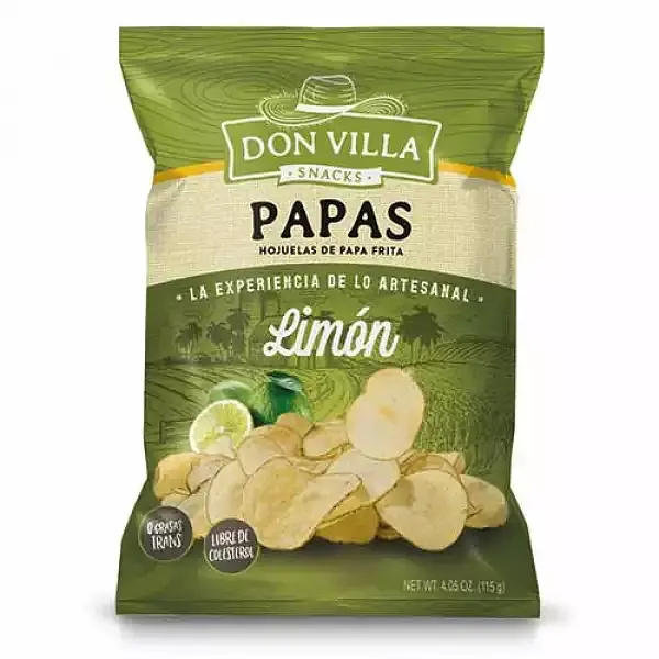 SNACK PAPA LIMON DON VILLA * 115G