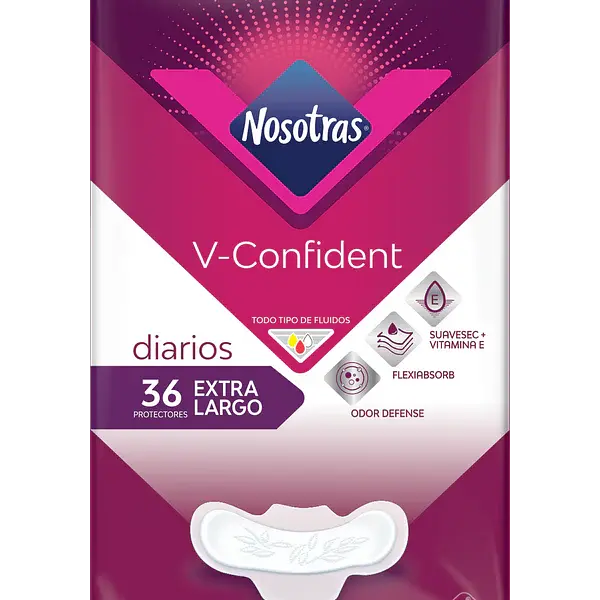 PROTECTOR DIARIO LARGOS NOSOTRAS*36U