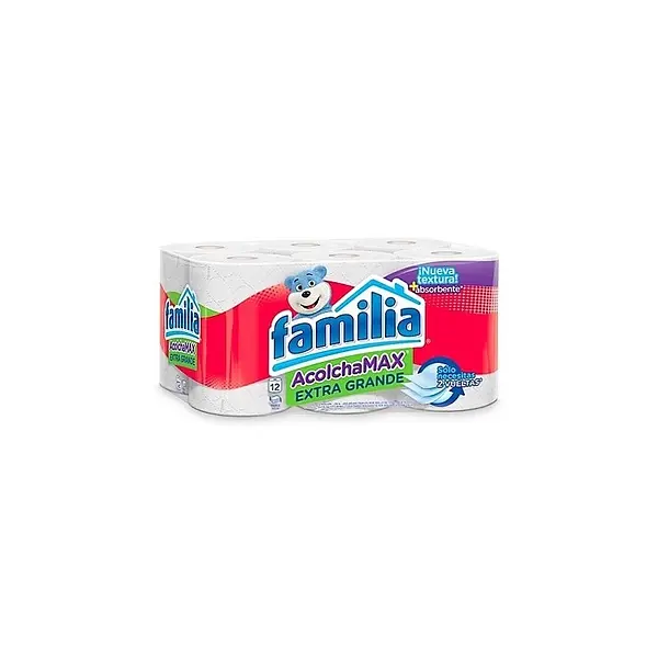 PAPEL HIGIENICO FAMILIA ACOLCHAMAX*12UN
