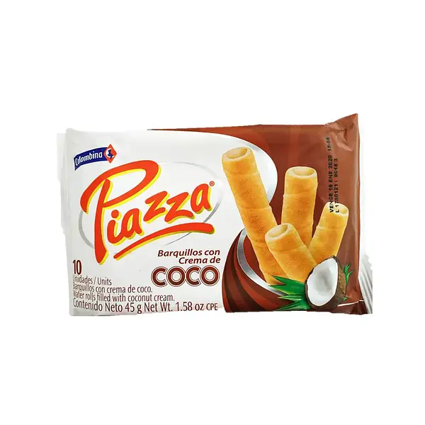 GALLETA COCO PIAZZA*10U