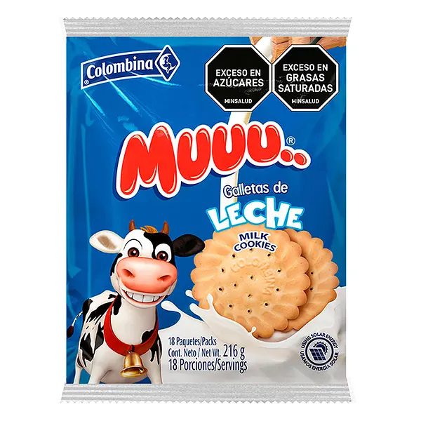 GALLETA LECHE COLOMBINA *18U