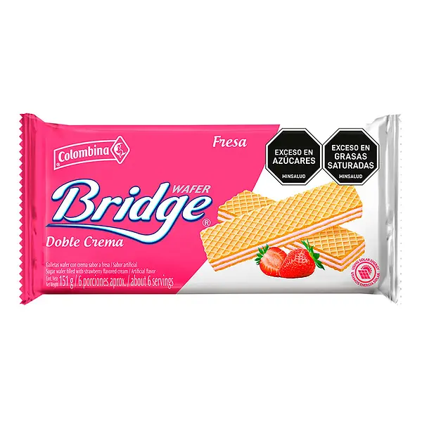 GALLETA FRESA BRIDGE*151G