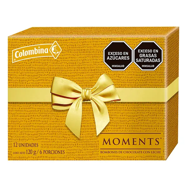 CHOCOLATE BOMBON MOMENTS COLOMBINA*120G