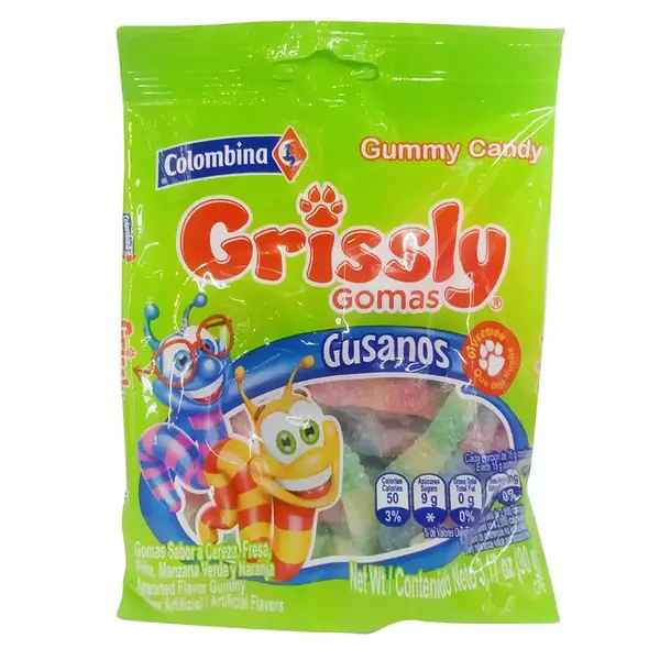 GOMA GUSANO GRISSLY*90G