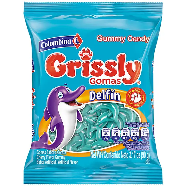 GOMA DELFIN GRISSLY*90G