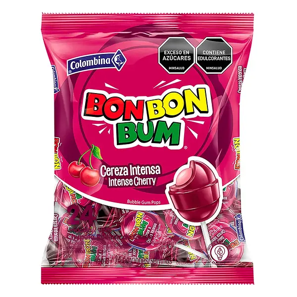 CARAMELO CEREZA INTESA BOMBOMBUM*24U
