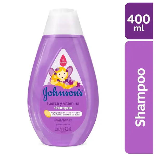 SHAMPO FUERZA VITAMINAS JOHNSON *400ML