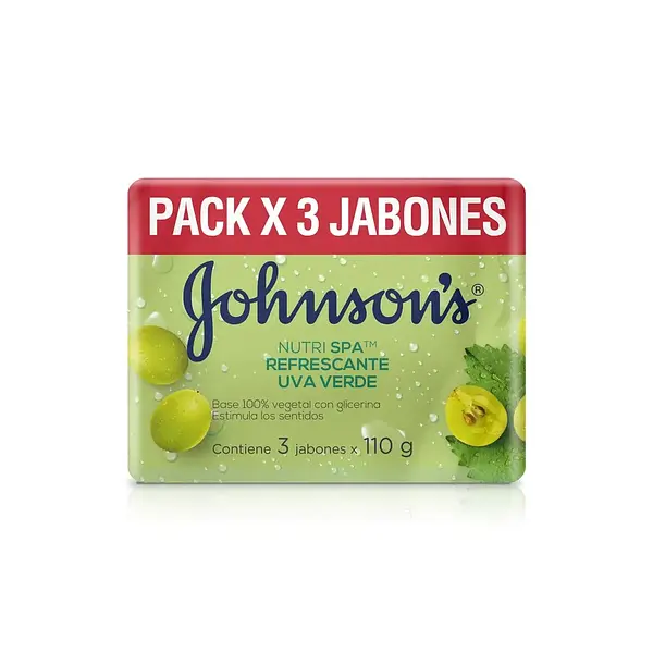 JABON CORPORAL UVA VERDE JOHNSONS*3U*110G