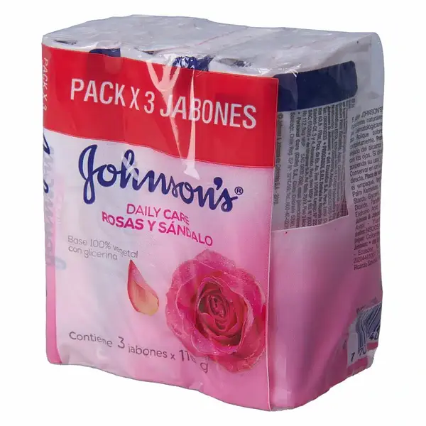 JABON CORPORAL ROSA/SANDALO JOHNSONS*3U