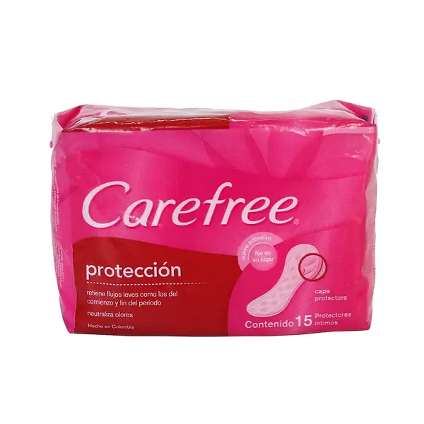PROTECTOR DIARIO ORIGINAL CAREFREE*15U