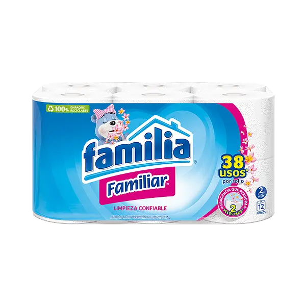 PAPEL HIGIENICO FAMILIAR FAMILIA*12U