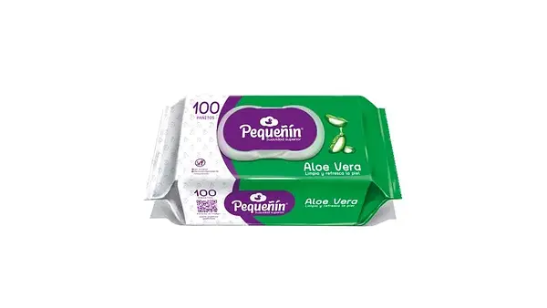 PAÑITOS HUMEDOS ALOE PEQUEÑIN *100U
