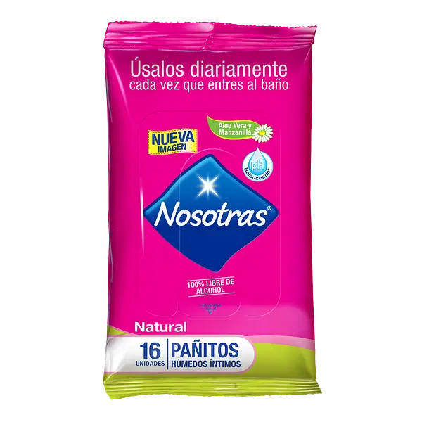 PAÑITOS INTIMOS NOSOTRAS*16U