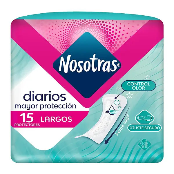PROTECTOR DIARIO LARGOS NOSOTRAS*15U