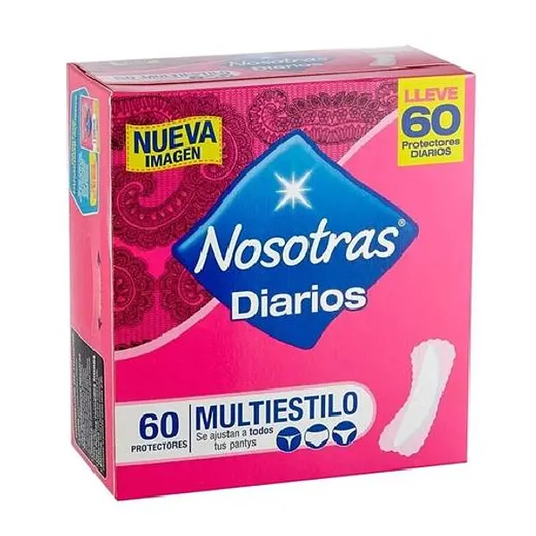 PROTECTOR DIARIO MULTIESTIL NOSOTRAS*60U