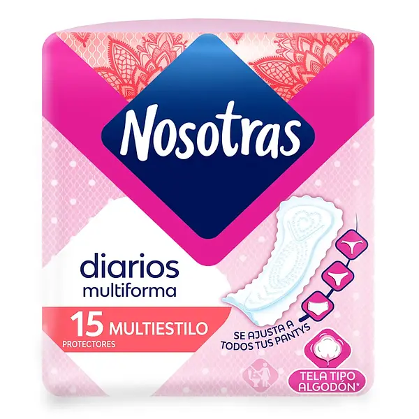 PROTECTOR DIARIO MULTIESTIL NOSOTRAS*15U