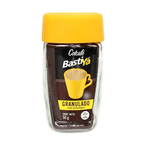 CAFÉ INSTANTANEO GRANULADO BASTIYA*50G
