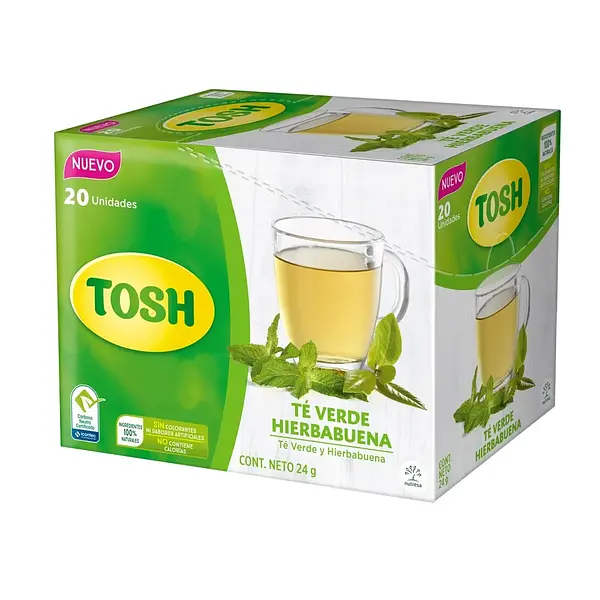 INFUSION TE VERDE HIERBABUENA HINDU*20U