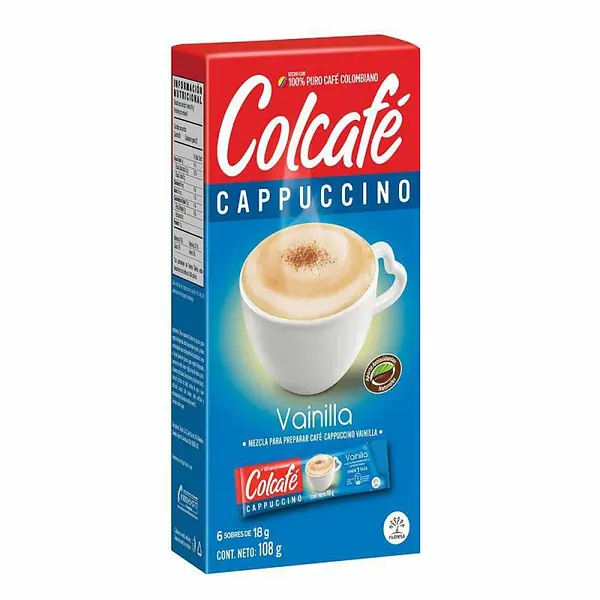CAFE CAPUCCINO VAINILLA COLCAFE*78G
