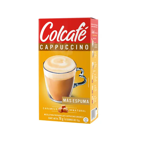 CAFÉ CAPPUCCINO CARAMELO COLCAFE*6U*78G