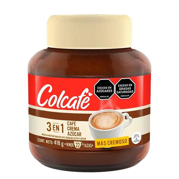 CAFE INSTANTANEO 3EN1 COLCAFE*418G
