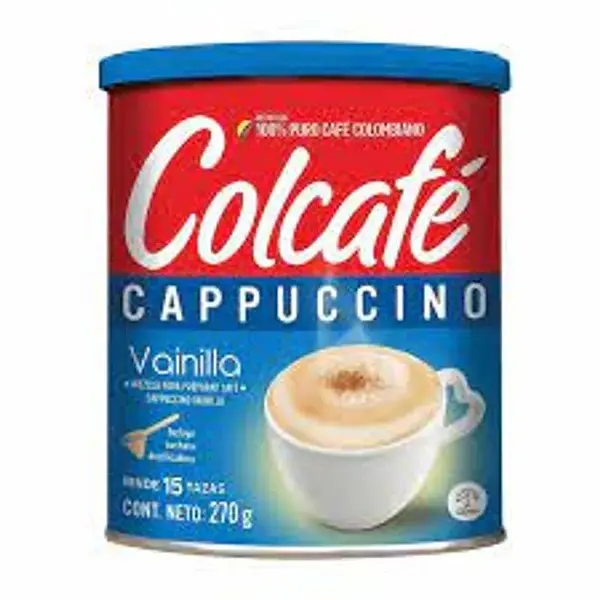 CAFE CAPUCCINO VAINILLA COLCAFE * 270GR