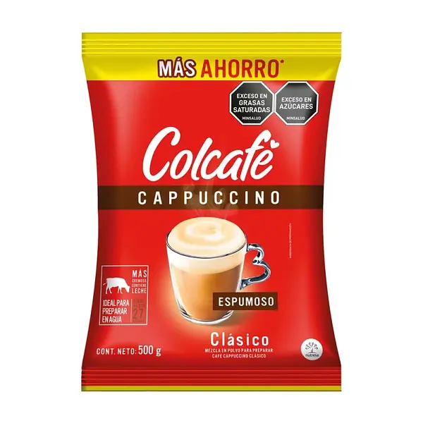 CAFÉ CAPPUCCINO CLASICO COLCAFE*500G
