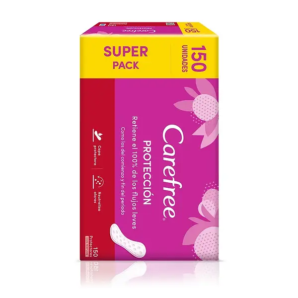 PROTECTOR DIARIO CAREFREE*150U