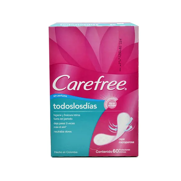 PROTECTORES CAREFREE *60 UND