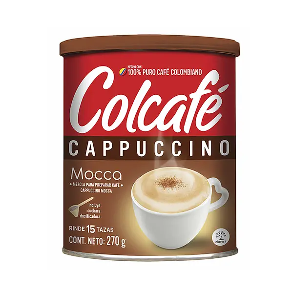 CAFÉ CAPUCCINO MOCCA COLCAFE*270G