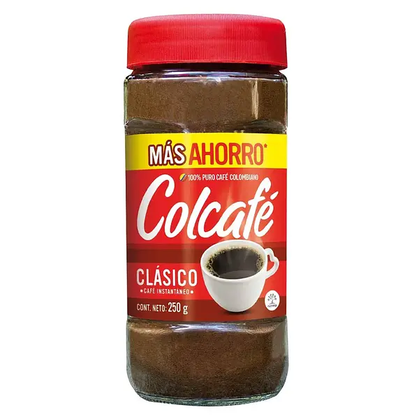 CAFE INSTANTANEO COLCAFE CLASICO*250G