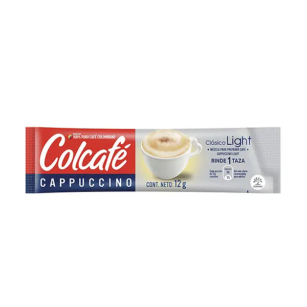 CAFÉ CAPUCCINO LIGHT COLCAFE*12G