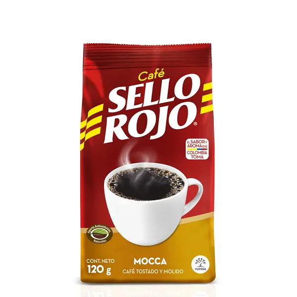 CAFE MOLIDO MOCCA SELLO ROJO*120G