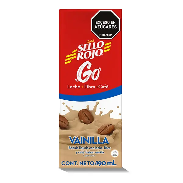 CAFE LIQUIDO VANILLA SELLO ROJO*190ML