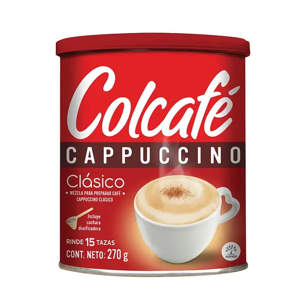 CAFÉ CAPUCCINO CLASICO COLCAFE*270G