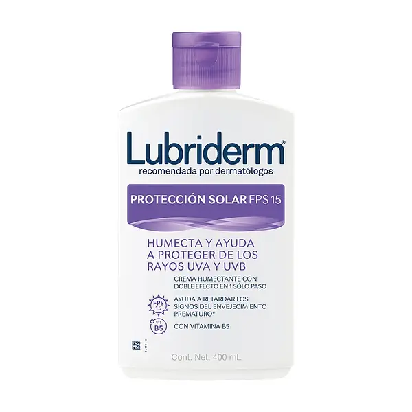 CREMA FACIAL PROTEGE UVA Y UVB LUBRIDERM*400ML